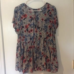 Flowered blouse